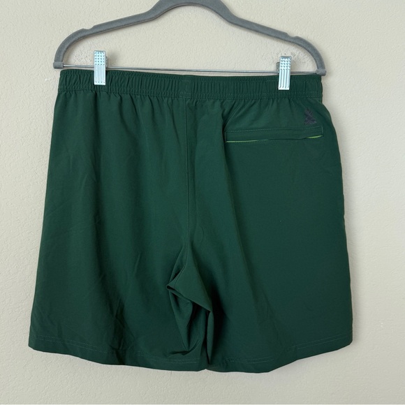 Chubbies The Greeneries Men’s Lined Athletic Shorts | L | Green - Picture 5 of 8